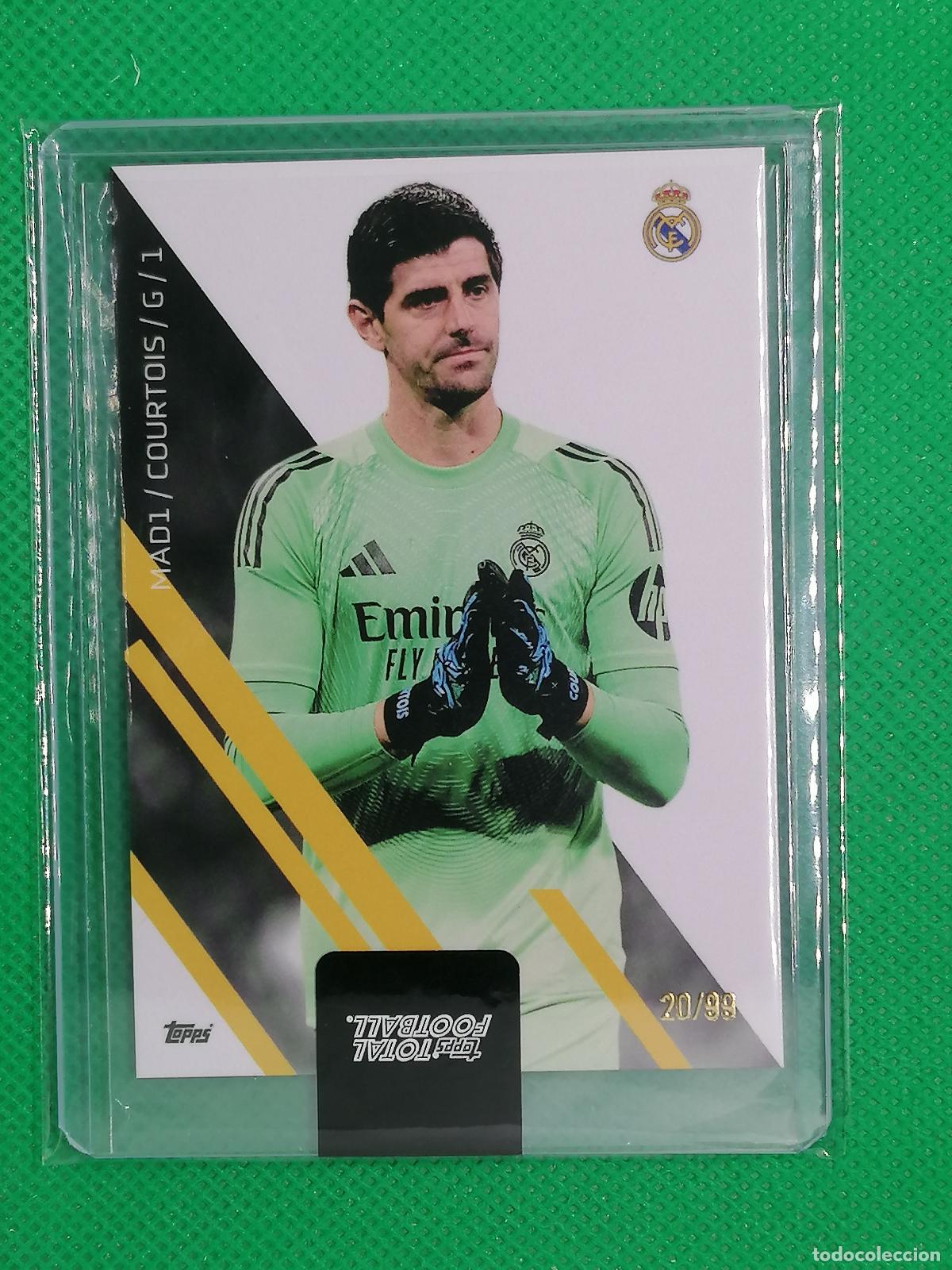 Cromos de f&uacute;tbol: THIBAUT COURTOIS REAL MADRID /99 ⚽ TTF TOPPS TOTAL FOOTBALL 25 26 2025 2026 ⚽