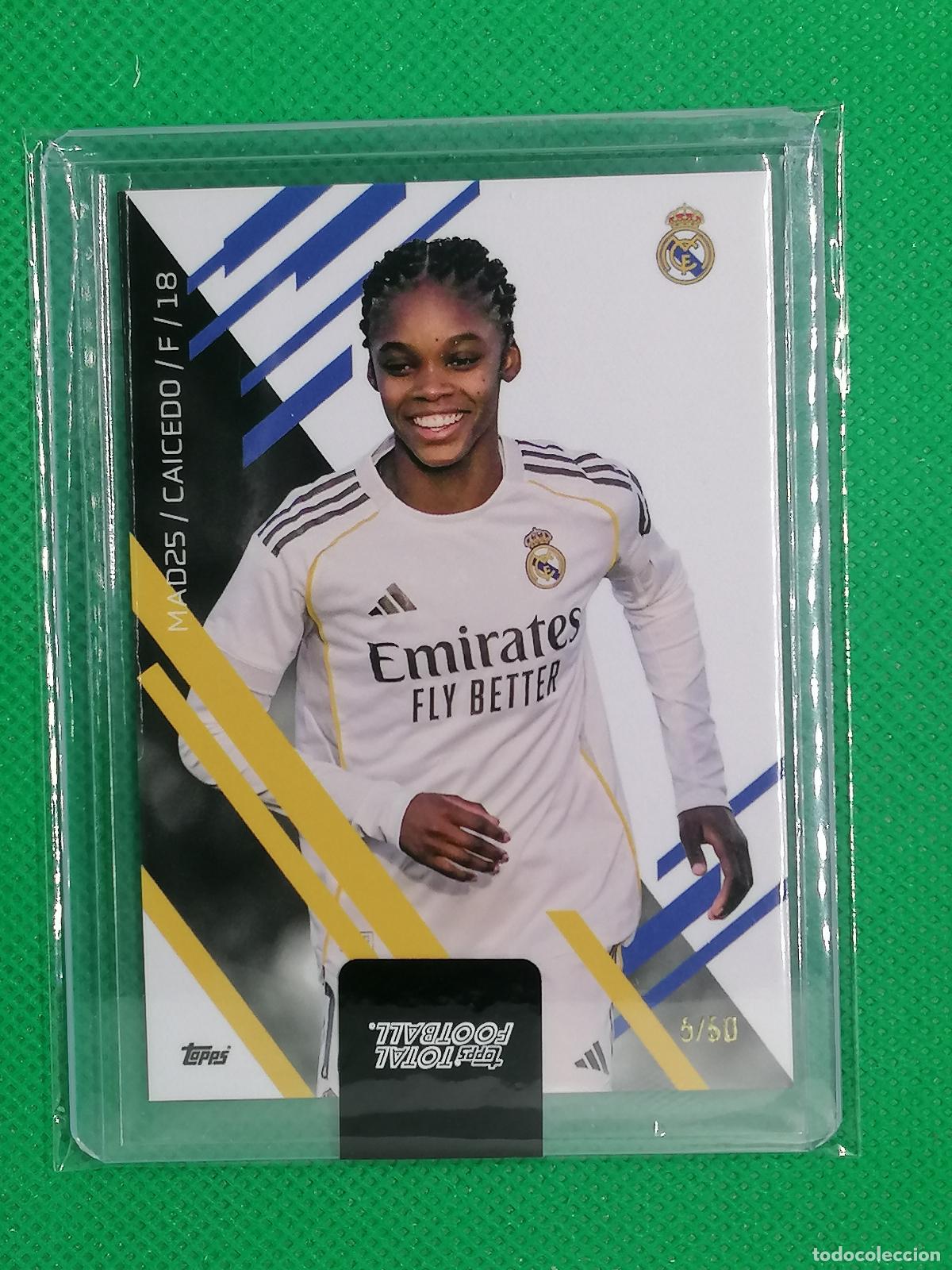 Cromos de f&uacute;tbol: LINDA CAICEDO REAL MADRID /50 ⚽ TTF TOPPS TOTAL FOOTBALL 25 26 2025 2026 ⚽
