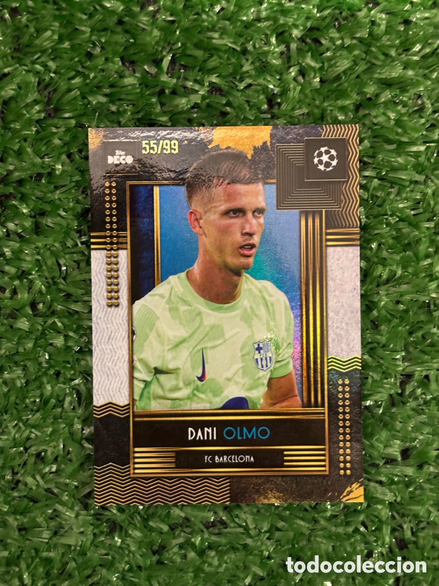 Cromos de f&uacute;tbol: Dani Olmo 55/99 Topps Current Stars FC Barcelona &ndash; Numerada