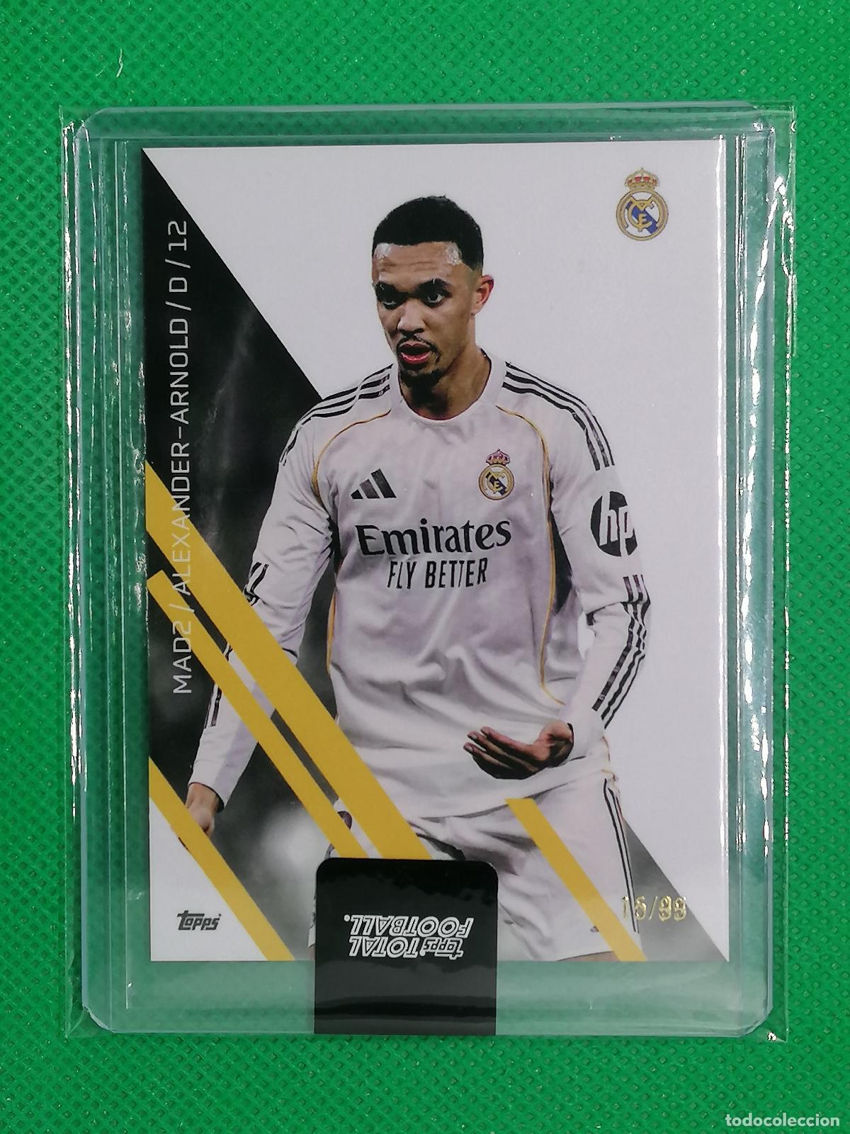 Cromos de f&uacute;tbol: TRENT ALEXANDER ARNOLD REAL MADRID /99 ⚽ TTF TOPPS TOTAL FOOTBALL 25 26 2025 2026 ⚽