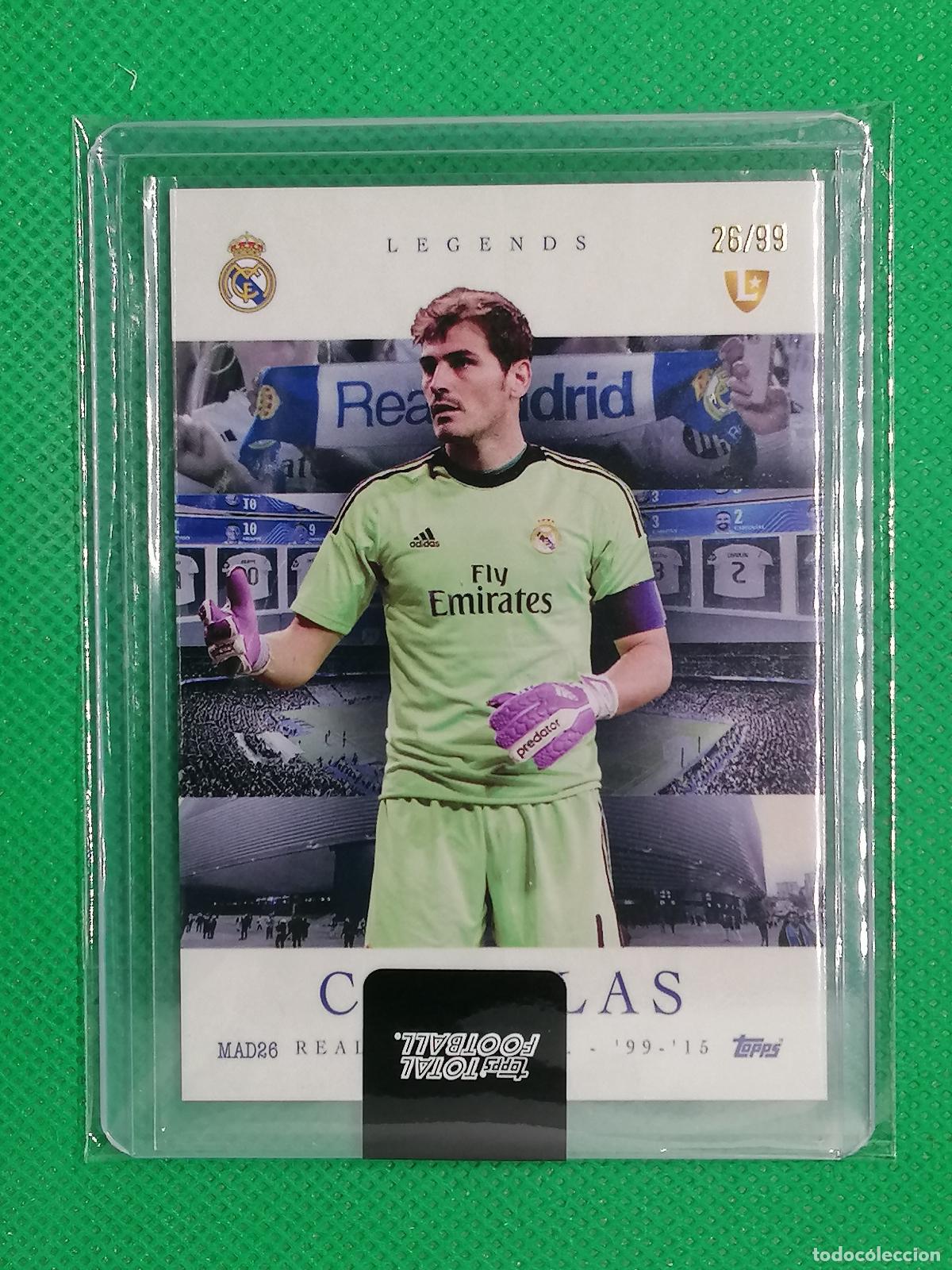 Cromos de f&uacute;tbol: IKER CASILLAS LEGENDS REAL MADRID /99 ⚽ TTF TOPPS TOTAL FOOTBALL 25 26 2025 2026 ⚽