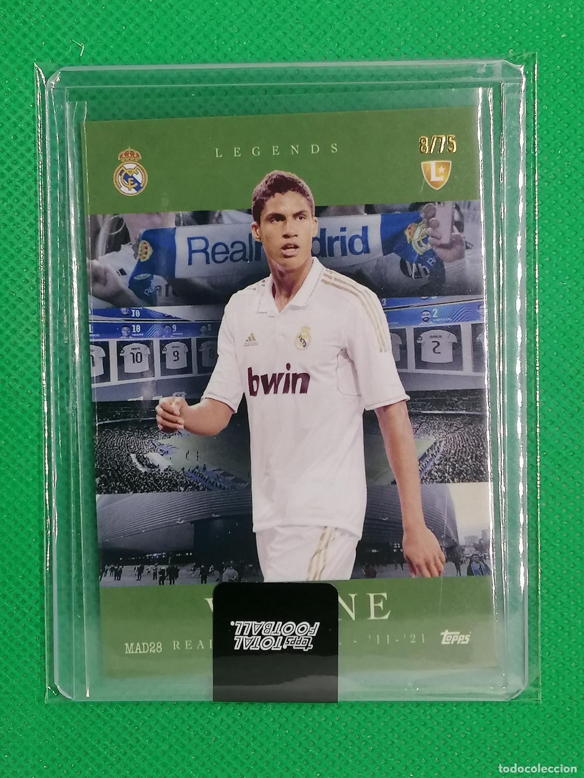 Cromos de f&uacute;tbol: RAPHAEL VARANE REAL MADRID /75 ⚽ TTF TOPPS TOTAL FOOTBALL 25 26 2025 2026 ⚽