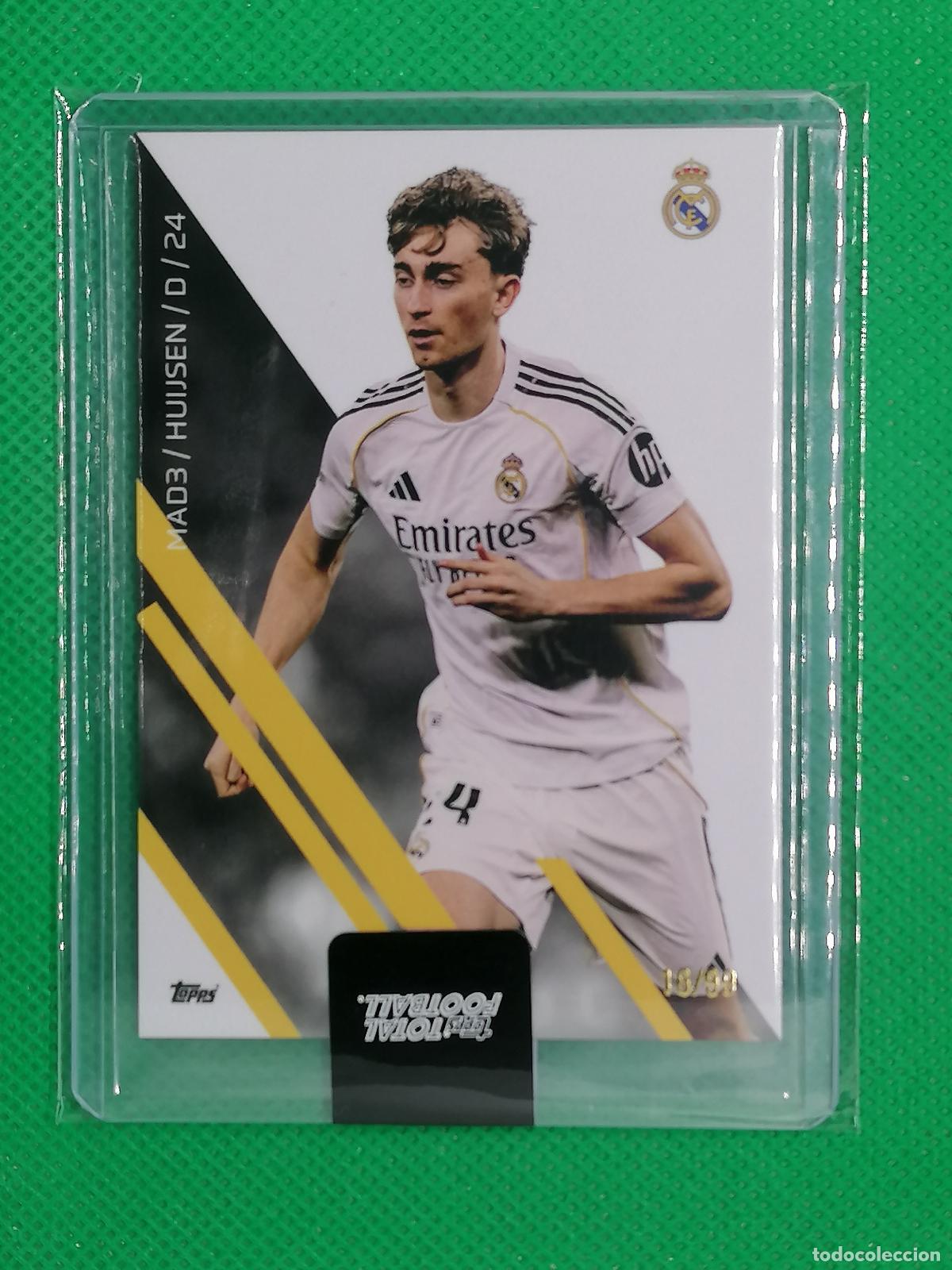 Cromos de f&uacute;tbol: DEAN HUIJSEN REAL MADRID /99 ⚽ TTF TOPPS TOTAL FOOTBALL 25 26 2025 2026 ⚽