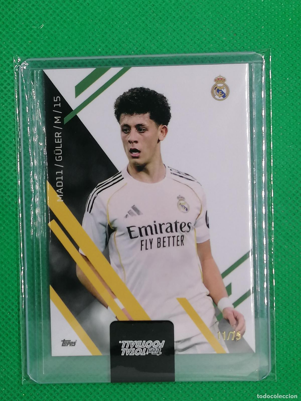 Cromos de f&uacute;tbol: ARDA GULER REAL MADRID /75 ⚽ TTF TOPPS TOTAL FOOTBALL 25 26 2025 2026 ⚽