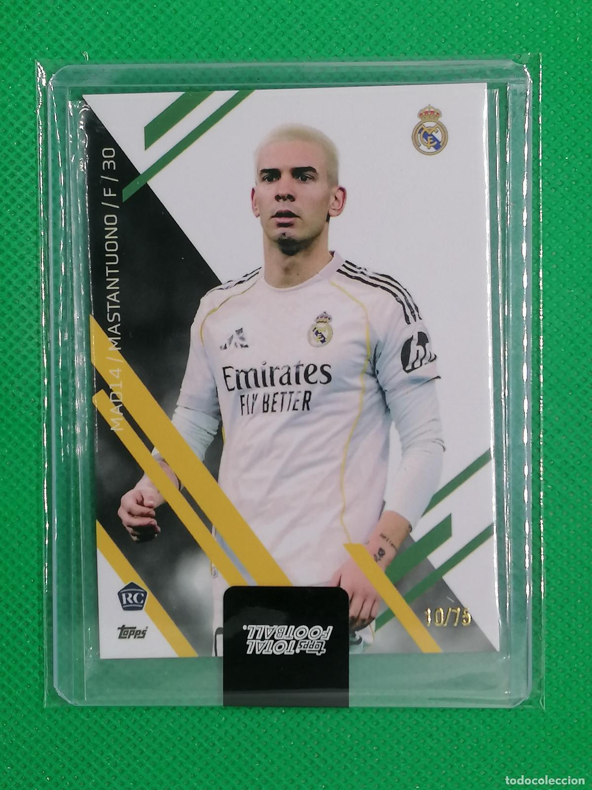 Figurine di Calcio: FRANCO MASTANTUONO ROOKIE REAL MADRID /75 ⚽ TTF TOPPS TOTAL FOOTBALL 25 26 2025 2026 ⚽