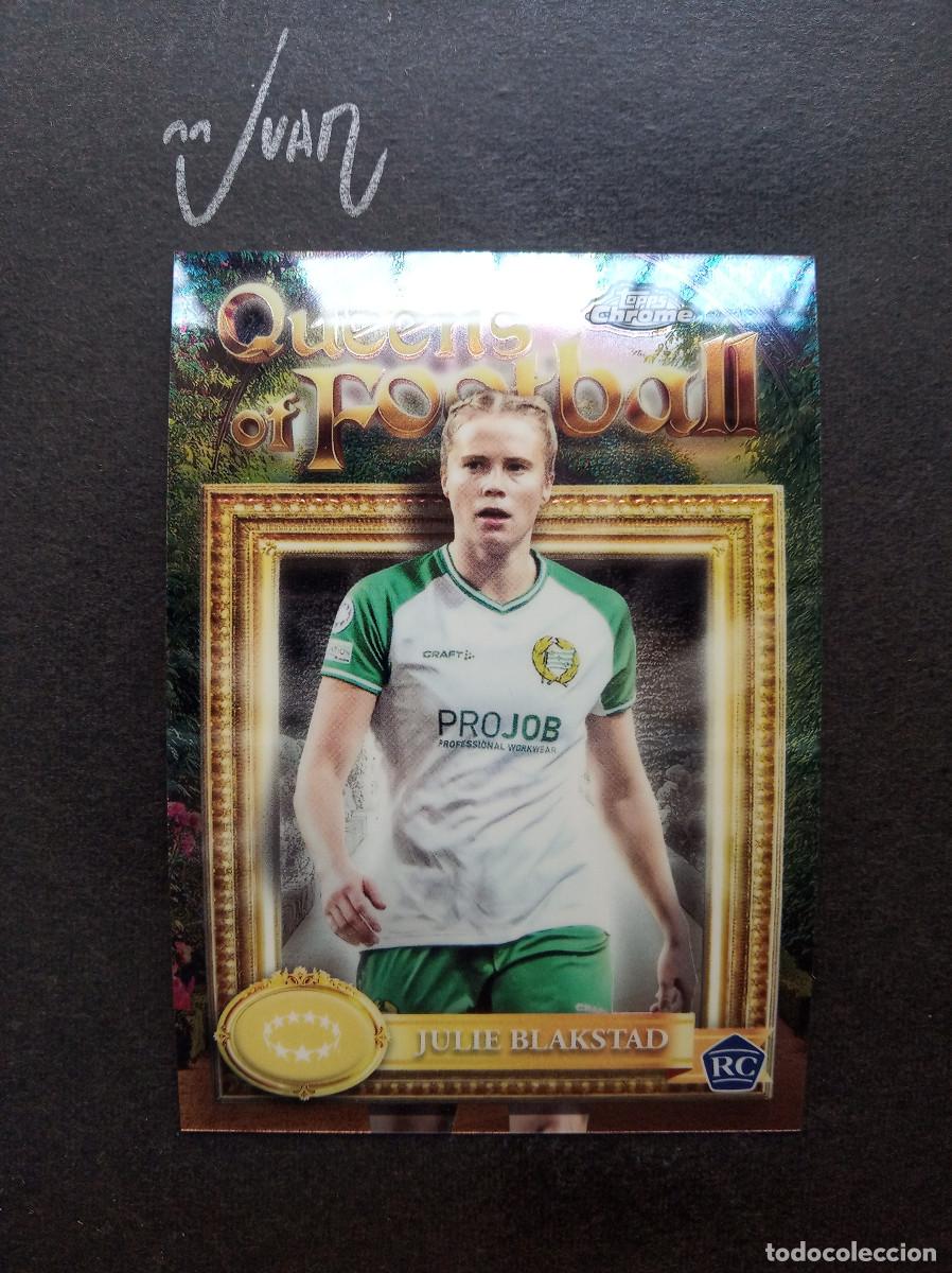 Fu&szlig;ball-Sticker: QF 14 QUEENS OF FOOTBALL BLAKSTAD HAMMARBY IF ⚽ TOPPS &reg; CHROME WOMEN 2024 2025 24 25 NUEVO