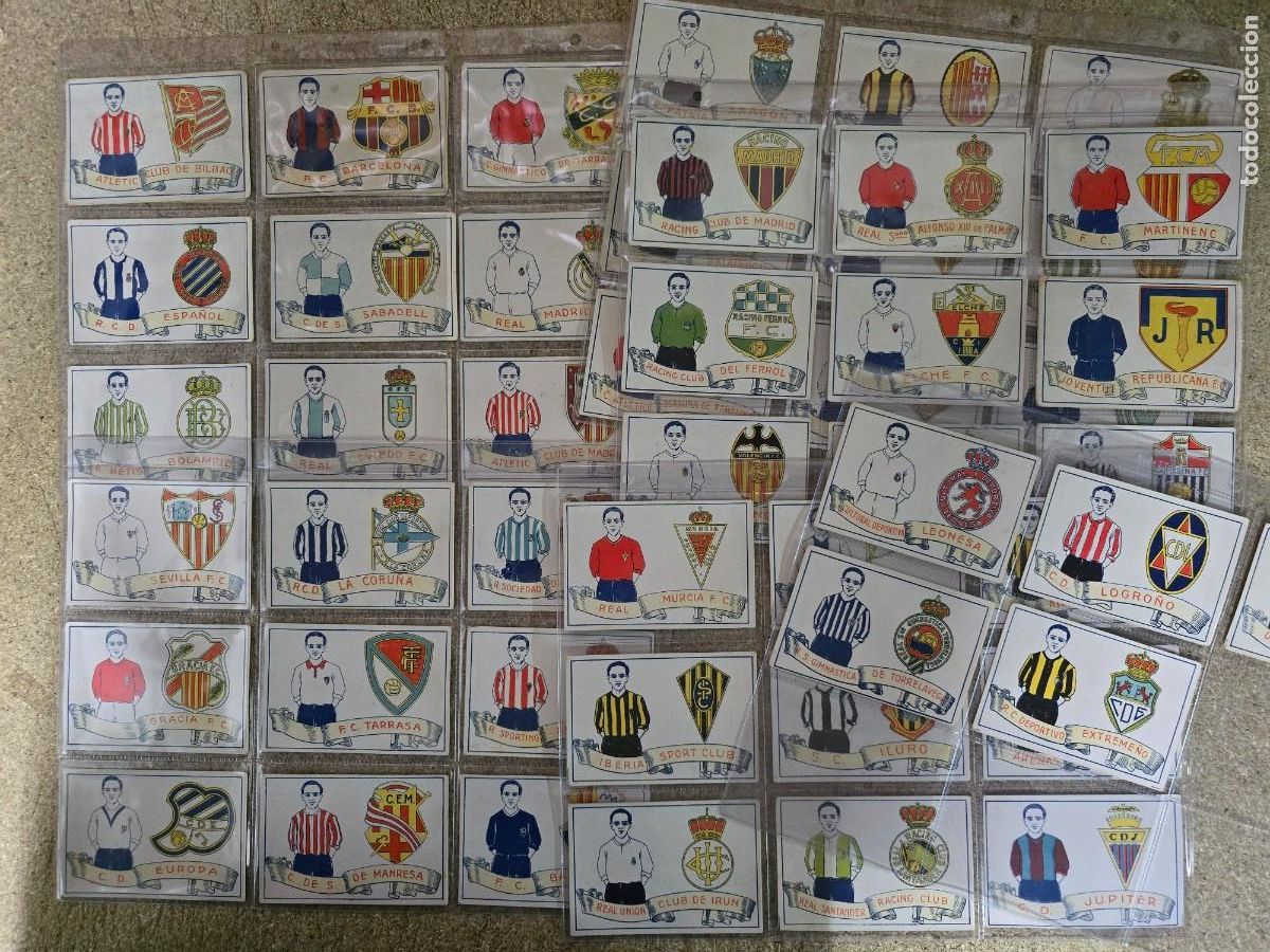 Cromos de f&uacute;tbol: Equipos Futbol a&ntilde;o 1929.Completa 50 cromos.Chocolates Amatller