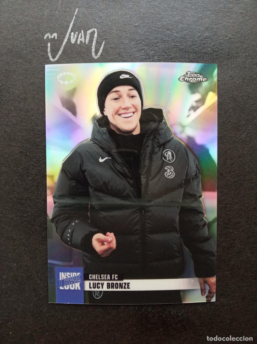 Fu&szlig;ball-Sticker: IL 4 INSIDE LOOK LUCY BRONZE CHELSEA INGLATERRA ⚽ TOPPS &reg; CHROME WOMEN CHAMPIONS 2025 2026 25 26