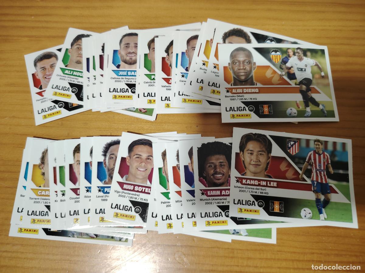 Cromos de f&uacute;tbol: 2&ordf; edici&oacute;n completa liga Este Panini 2026 2027 44 cromos