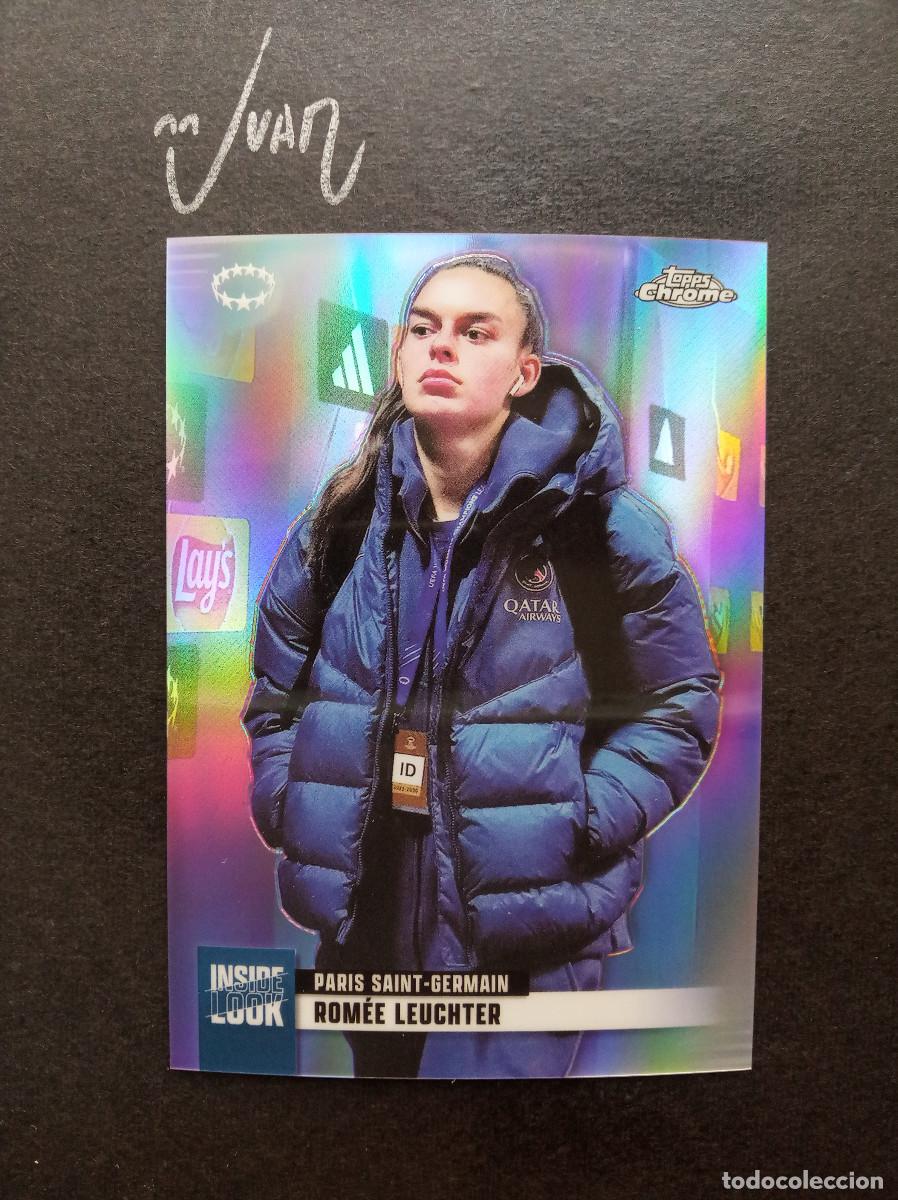 Cromos de f&uacute;tbol: IL 16 INSIDE LOOK LEUCHTER PARIS SAINT-GERMAIN ⚽ TOPPS &reg; CHROME WOMEN CHAMPIONS 2025 2026 25 26