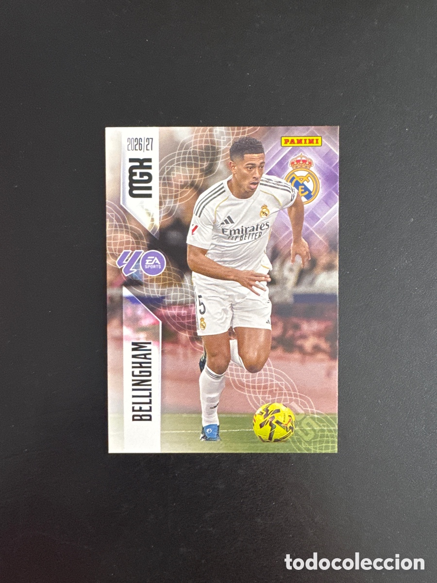 Cromos de f&uacute;tbol: BELLINGHAM REAL MADRID NUMERO 228 MEGACRACKS 2026 2027