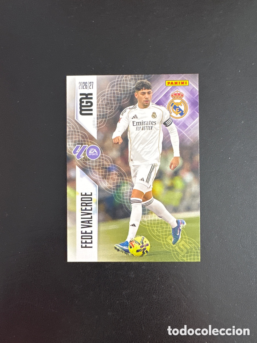 Cromos de f&uacute;tbol: VALVERDE REAL MADRID NUMERO 226 MEGACRACKS 2026 2027