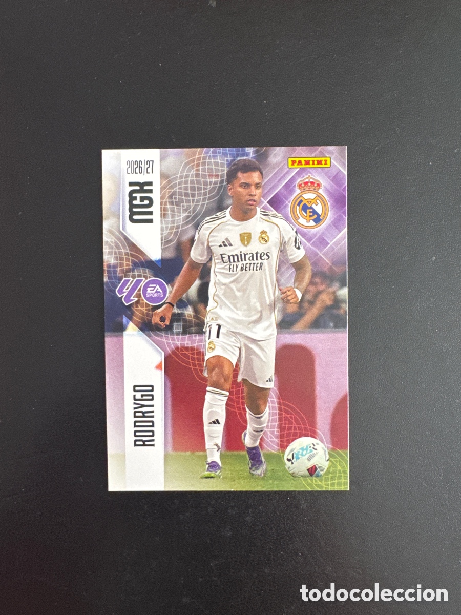 Cromos de f&uacute;tbol: RODRYGO REAL MADRID NUMERO 231 MEGACRACKS 2026 2027