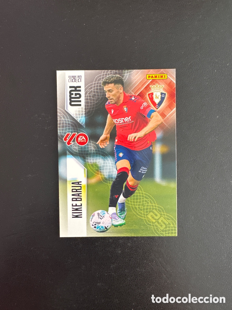 Cromos de f&uacute;tbol: KIKE BARJA OSASUNA N&Uacute;MERO 268 MEGACRACKS 2026 2027