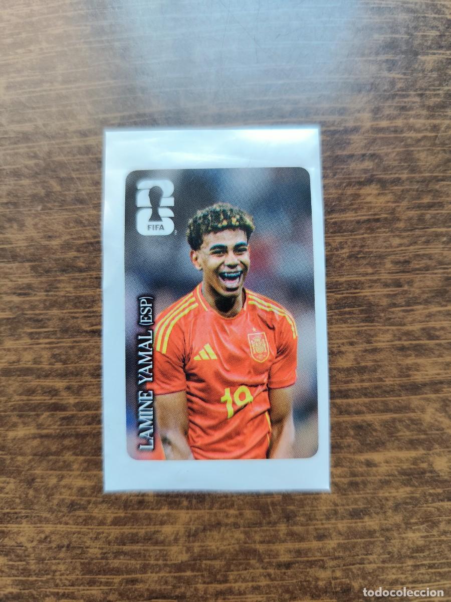 Cromos de f&uacute;tbol: MUNDIAL 2026 PANINI WORLD CUP USA-MEXICO-CANADA. Lamine Yamal - Espa&ntilde;a. promoci&oacute;n Coca Cola