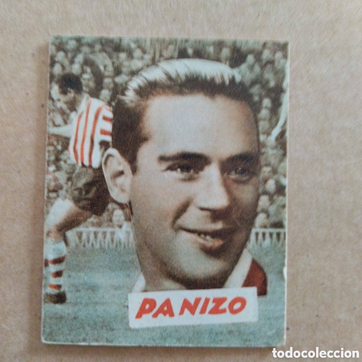 Figurine di Calcio: LIBRITO MINI EDITORIAL DEPORTIVA FHER - PANIZO - ATLETICO BILBAO - N&ordm; 25. A&Ntilde;OS 50