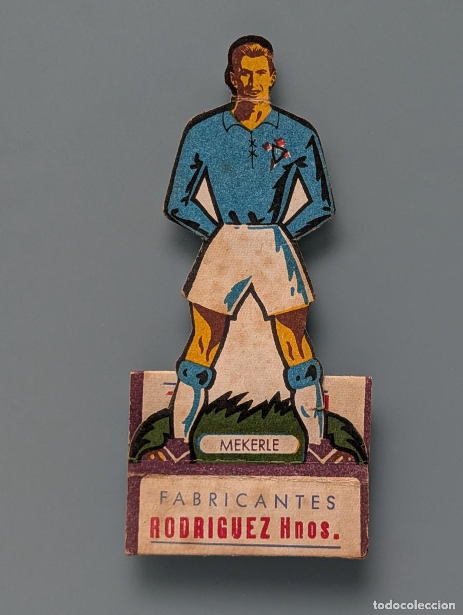 Cromos de f&uacute;tbol: RARISIMO CROMO TROQUELADO MEKERLE CELTA VIGO DULCES RODRIGUEZ REUS FUTBOL CORU&Ntilde;A GALICIA