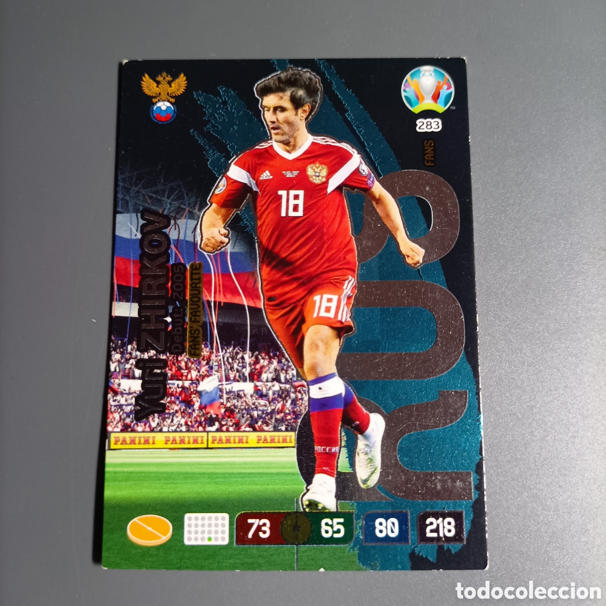 Cromos de f&uacute;tbol: ADRENALYN Euro 2020. (RUSIA) №283 YURI ZHURKOV