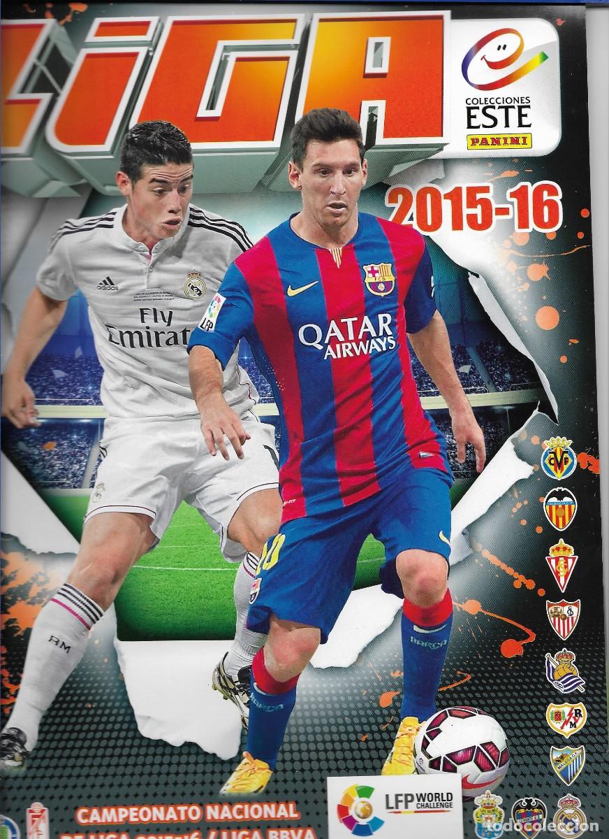 Cromos de f&uacute;tbol: LIGA ESTE 2015/16 COLECCION COMPLETA