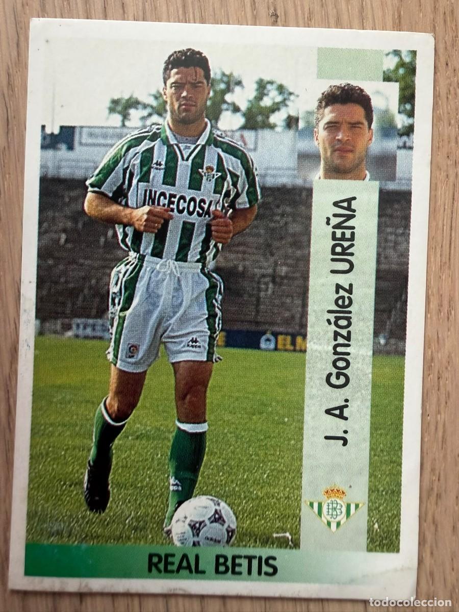 Cromos de f&uacute;tbol: N&ordm; 115 URE&Ntilde;A REAL BETIS 96 97 1996 1997 LIGA PANINI SIN PEGAR