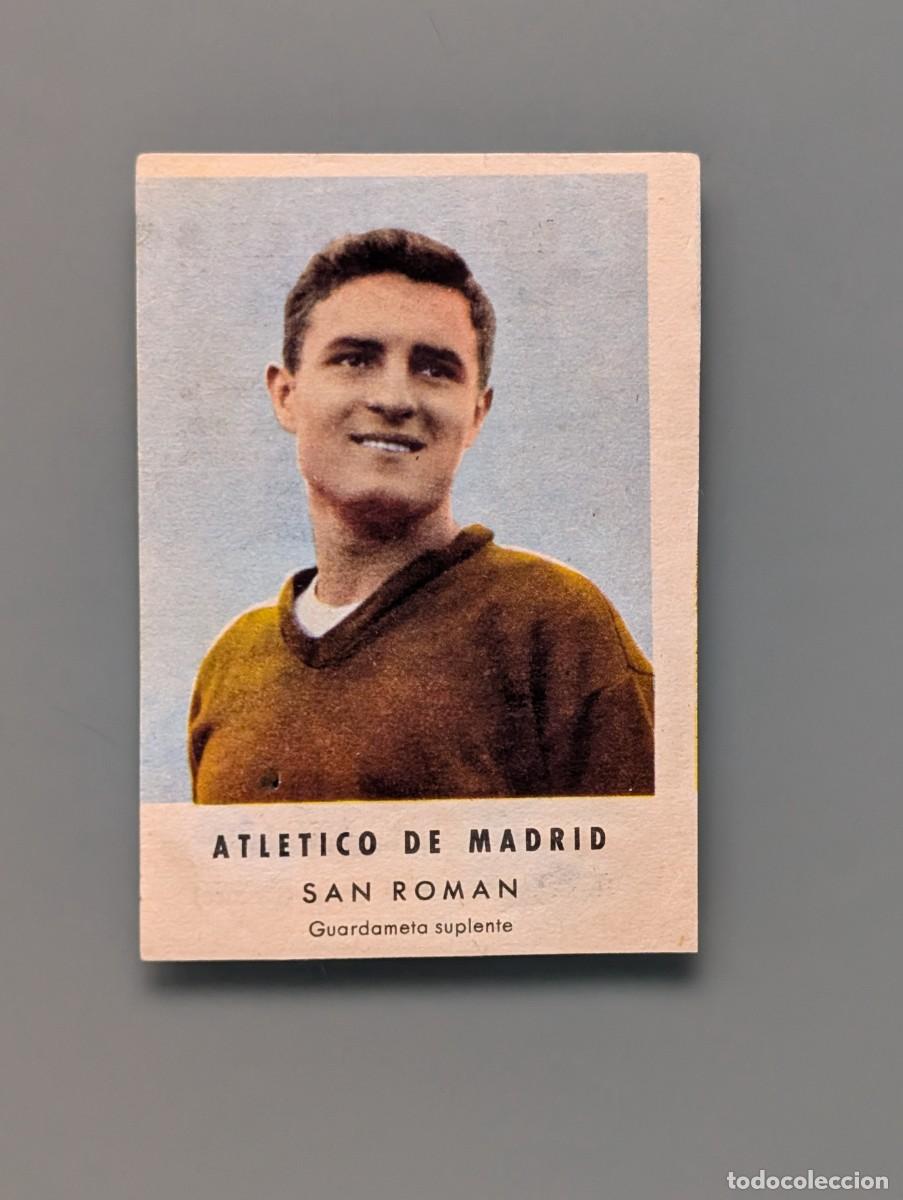 Cromos de f&uacute;tbol: DIFICIL CROMO RARE CARD SAN ROMAN ATLETICO MADRID CHOCOLATES GRANELL FOOTBALL FUTBOL