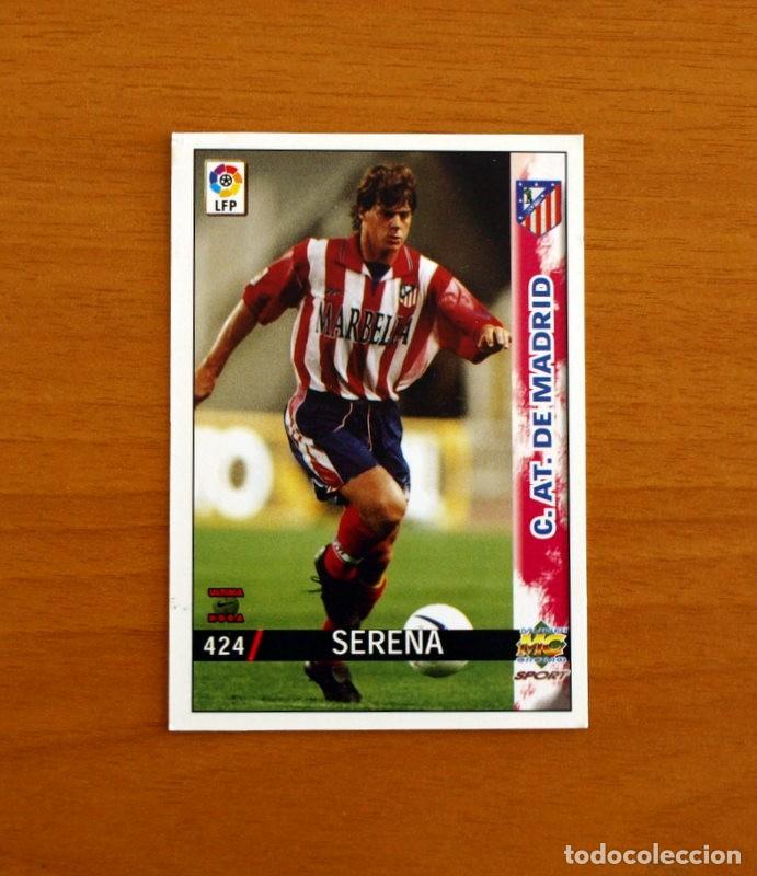 Cromos de f&uacute;tbol: Atl&eacute;tico de Madrid -N&ordm; 424 Serena-Error-&Uacute;ltima Hora-Mundicromo Las Fichas de la Liga 1998-1999-98-99