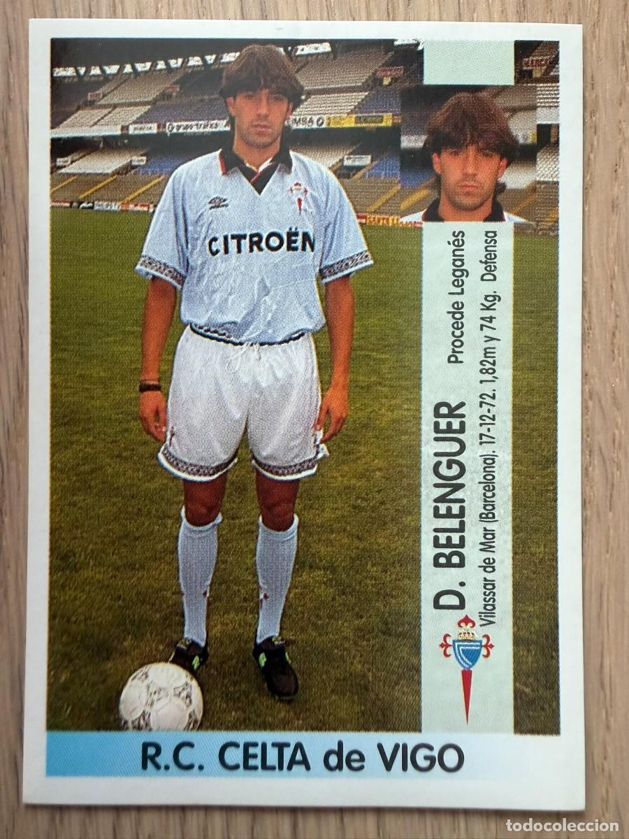 Cromos de f&uacute;tbol: N&ordm; 163A 163 A BELENGUER COLOCA CELTA VIGO 96 97 1996 1997 LIGA PANINI SIN PEGAR CROMO FUTBOL