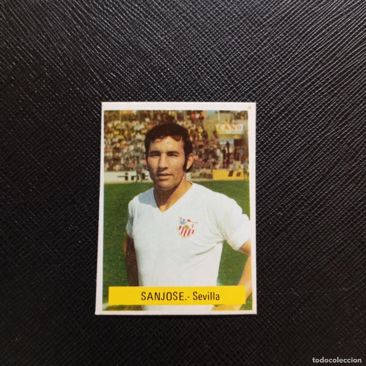 Cromos de f&uacute;tbol: SANJOSE SEVILLA FINI 1975 1976 CROMO FUTBOL LIGA 75 76 - SIN PEGAR - A70 PG64