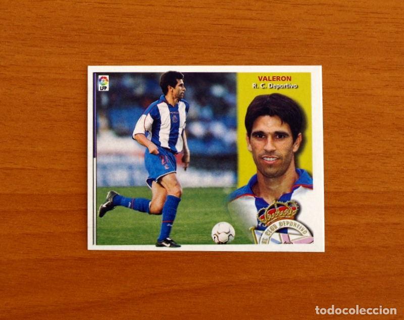 Cromos de f&uacute;tbol: Deportivo la Coru&ntilde;a - Valer&oacute;n - Ediciones Este Liga 2002-2003, 02-03 - Nunca pegado