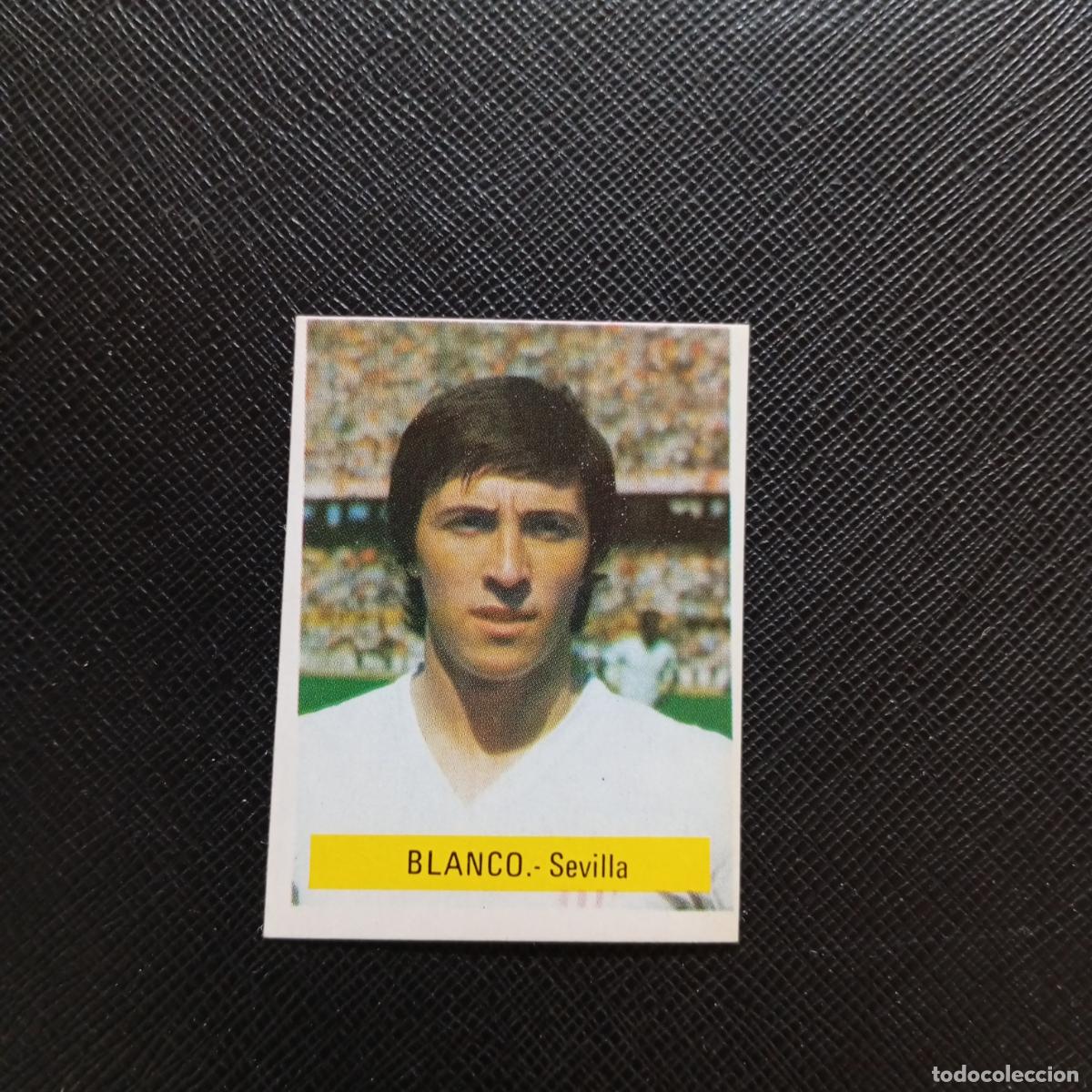 Cromos de f&uacute;tbol: BLANCO SEVILLA FINI 1975 1976 CROMO FUTBOL LIGA 75 76 - SIN PEGAR - A70 PG64