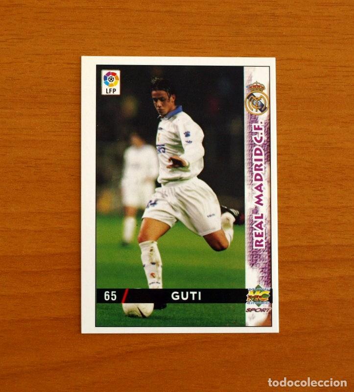 Cromos de f&uacute;tbol: Real Madrid -N&ordm; 65 Guti -Mundicromo Las Fichas de la Liga 1998-1999-98-99