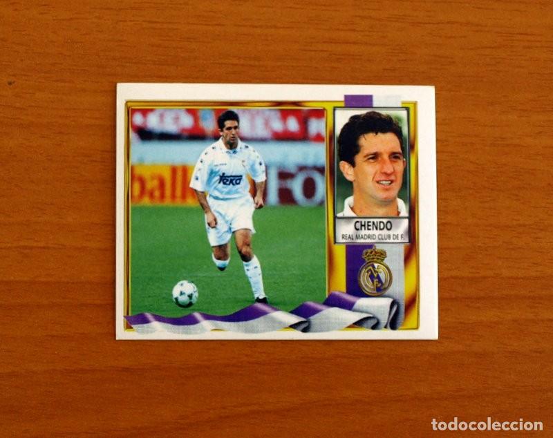 Cromos de f&uacute;tbol: Real Madrid - Chendo - Ediciones Este Liga Liga 1995-1996, 95-96 - Nunca pegado
