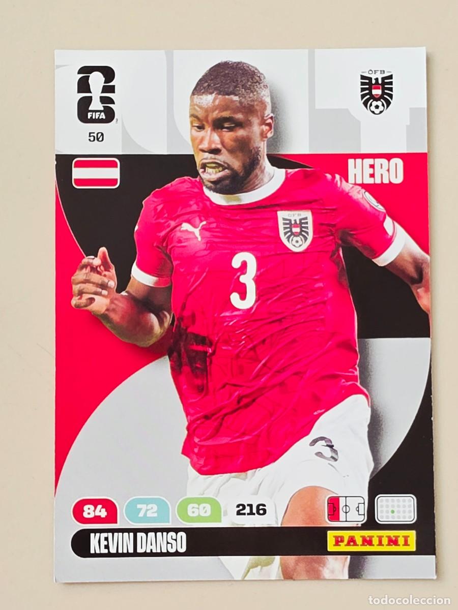 Cromos de f&uacute;tbol: 50 Kevin Danso, Hero, Austria, Adrenalyn XL Fifa World Cup 2026, Mundial 26