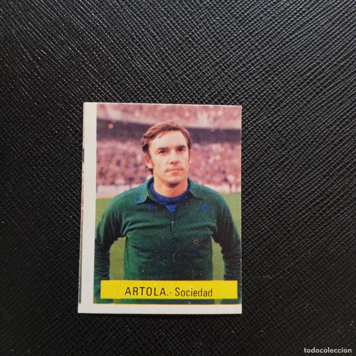 Cromos de f&uacute;tbol: ARTOLA REAL SOCIEDAD FINI 1975 1976 CROMO FUTBOL LIGA 75 76 - SIN PEGAR - A70 PG73