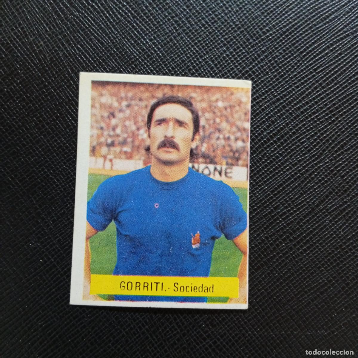 Cromos de f&uacute;tbol: GORRITI REAL SOCIEDAD FINI 1975 1976 CROMO FUTBOL LIGA 75 76 - SIN PEGAR - A70 PG73