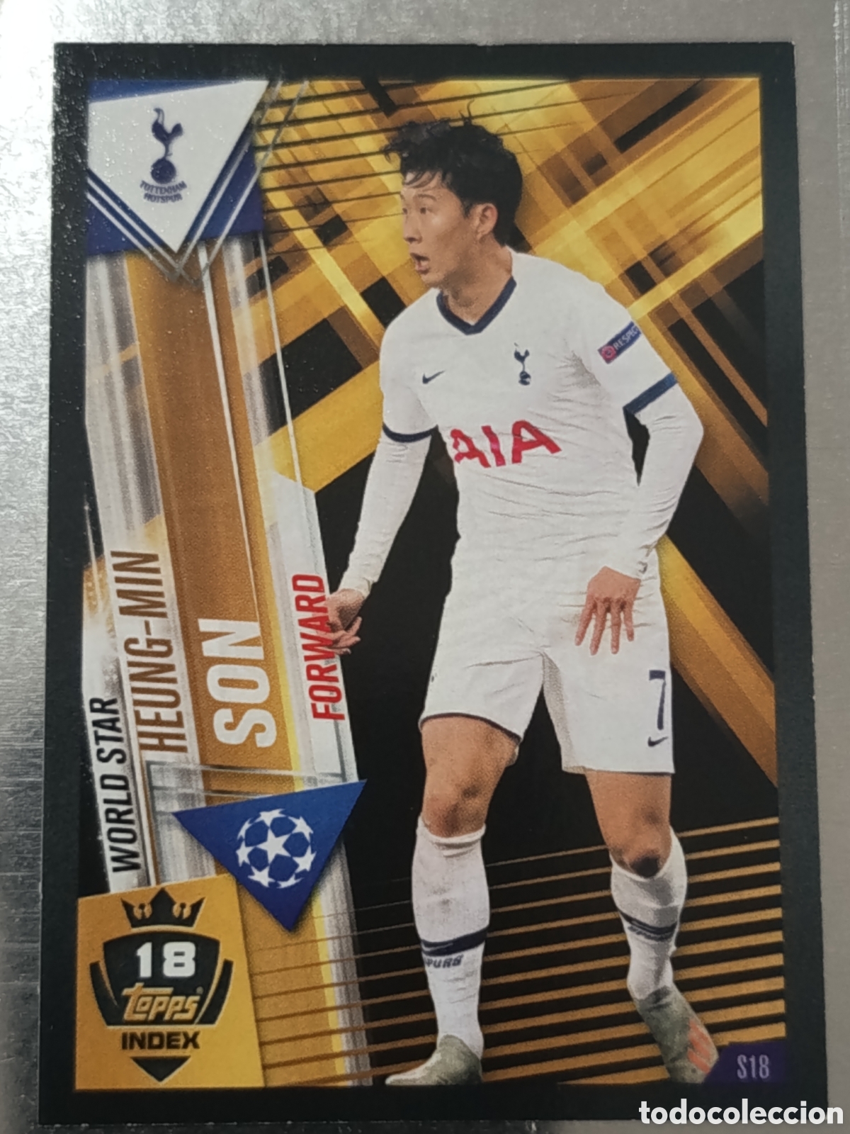 Fu&szlig;ball-Sticker: Son Tottenham 19/20 World Star Topps Match Attax