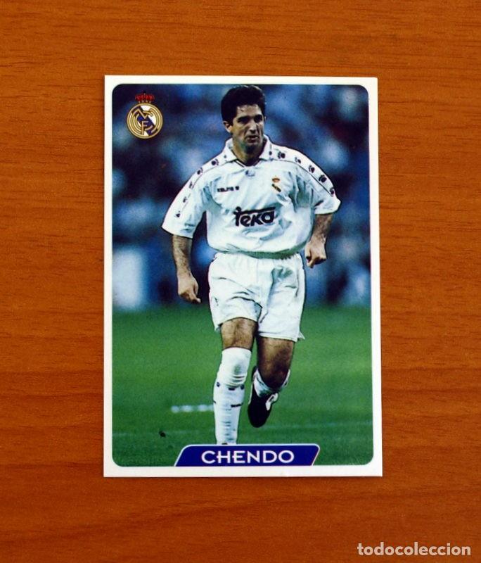 Cromos de f&uacute;tbol: Real Madrid - N&ordm; 5 Chendo - Las Fichas de la Liga 95-96-1995-1996 -Mundicromo Sport
