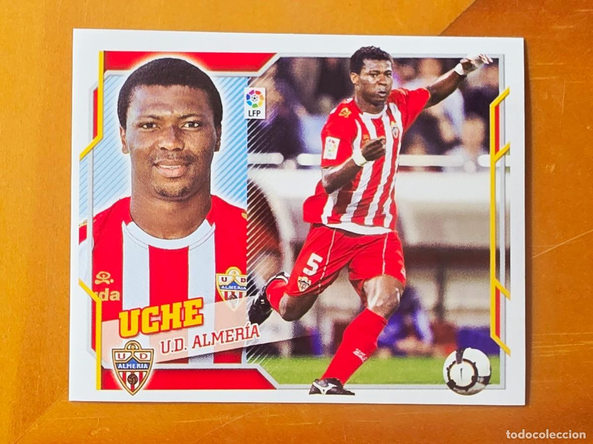 Cromos de f&uacute;tbol: 15 A Uche, UD Almer&iacute;a, Panini Ediciones Liga Este 2010 2011 10 11 sin pegar