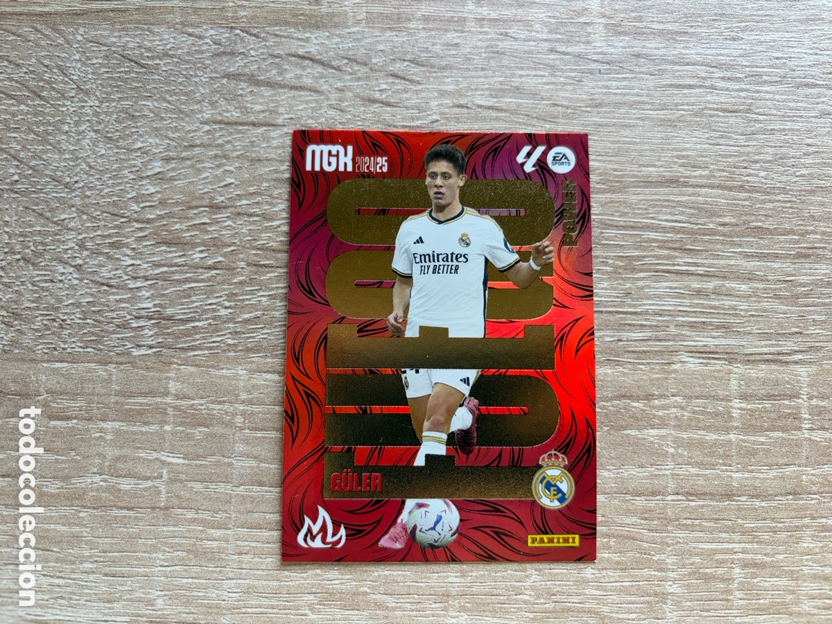Cromos de f&uacute;tbol: P380 G&Uuml;LER FUEGO POWER MEGACRACKS MGK 2024 2025 24 25 REAL MADRID