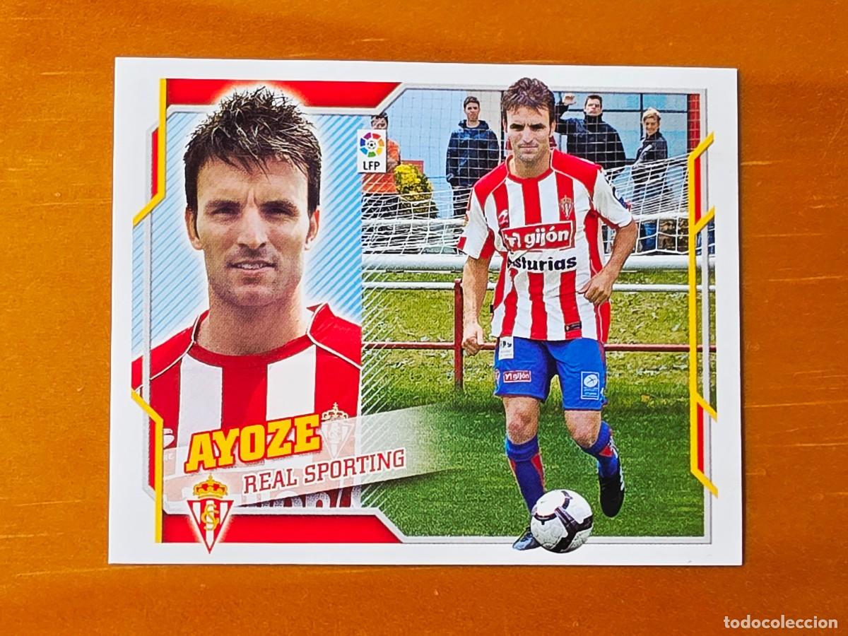 Cromos de f&uacute;tbol: 11 Ayoze, Sporting de Gij&oacute;n, Panini Ediciones Liga Este 2010 2011 10 11 sin pegar