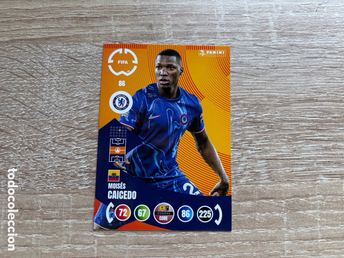 Cromos de f&uacute;tbol: 86 MOIS&Eacute;S CAICEDO ADRENALYN XL FIFA WORLD CUP CLUBES 2025 25 CHELSEA FC