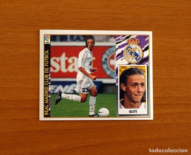 Cromos de f&uacute;tbol: Real Madrid - Guti - Ediciones Este Liga 1997-1998, 97-98 - Nunca Pegado