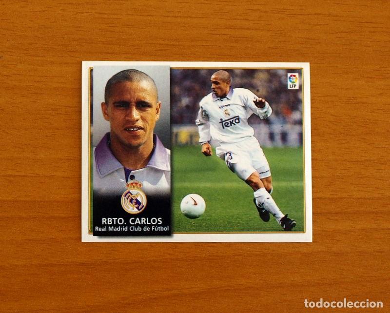Cromos de f&uacute;tbol: Real Madrid - Roberto Carlos - Ediciones Este Liga 1998-1999, 98-99 - Nunca Pegado