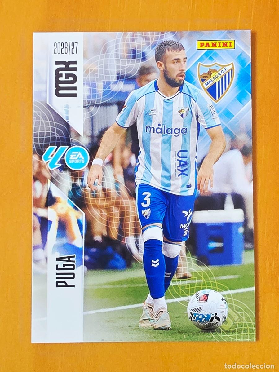Cromos de f&uacute;tbol: 238 Carlos Puga, M&aacute;laga CF, Panini Megacracks MGK 2026 2027 26 27