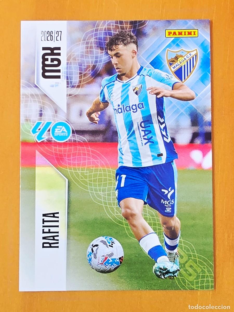 Cromos de f&uacute;tbol: 242 Rafita, M&aacute;laga CF, Panini Megacracks MGK 2026 2027 26 27