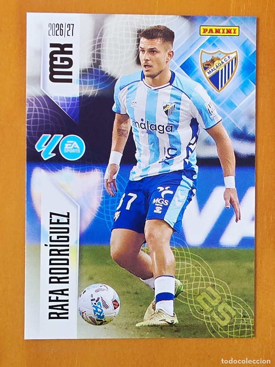 Cromos de f&uacute;tbol: 246 Rafa Rodr&iacute;guez, M&aacute;laga CF, Panini Megacracks MGK 2026 2027 26 27