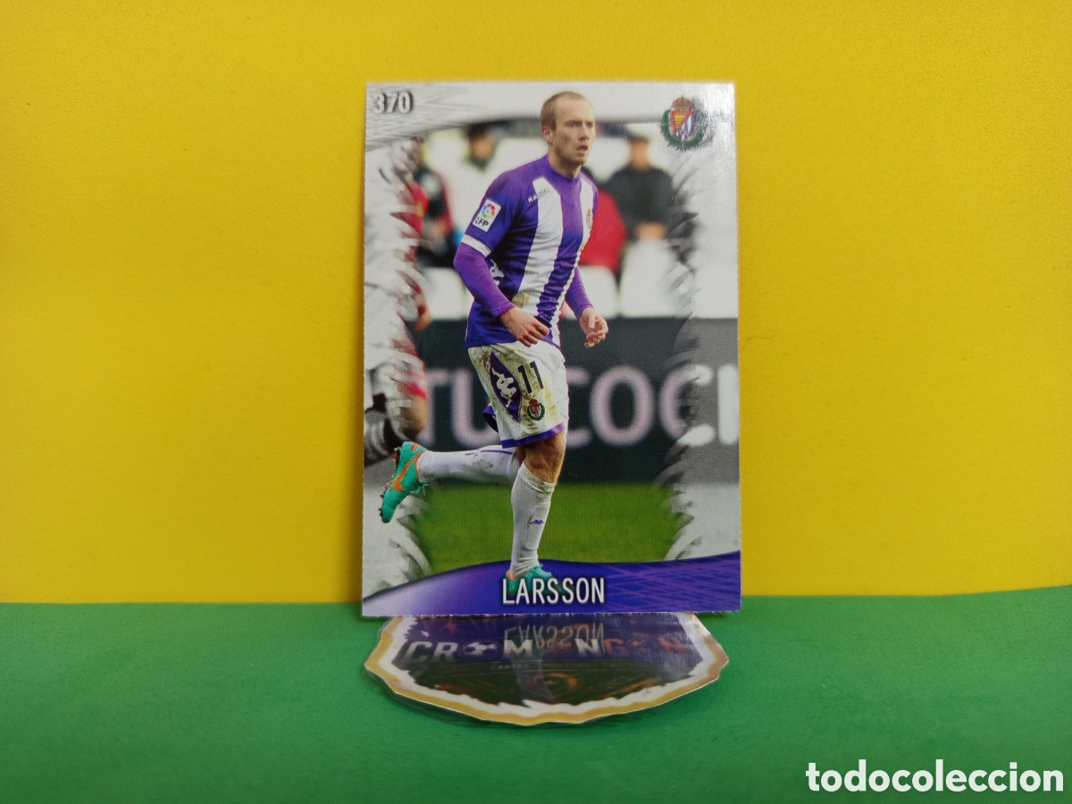 Cartes &agrave; collectionner de Football: ❇️ CROMO ⚽ CARD LARSSON VALLADOLID 370 FICHAS LIGA QUIZ GAME 2014 13 14 2013 2014 MUNDICROMO ❇️