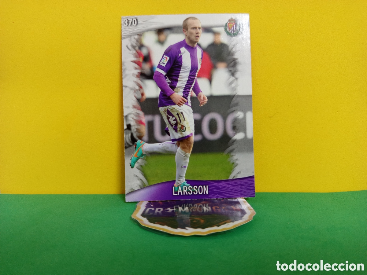 Figurine di Calcio: ❇️ CROMO ⚽ CARD LARSSON VALLADOLID 370 FICHAS LIGA QUIZ GAME 2014 13 14 2013 2014 MUNDICROMO ❇️