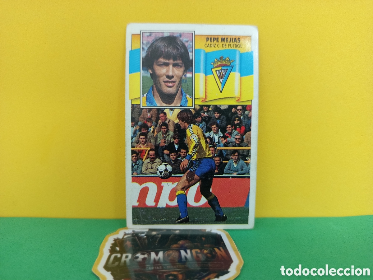 Fu&szlig;ball-Sticker: ❇️ CROMO ⚽ PEPE MEJIAS C&Aacute;DIZ 90 91 1990 1991 FICHAJE DESPEGADO ❇️