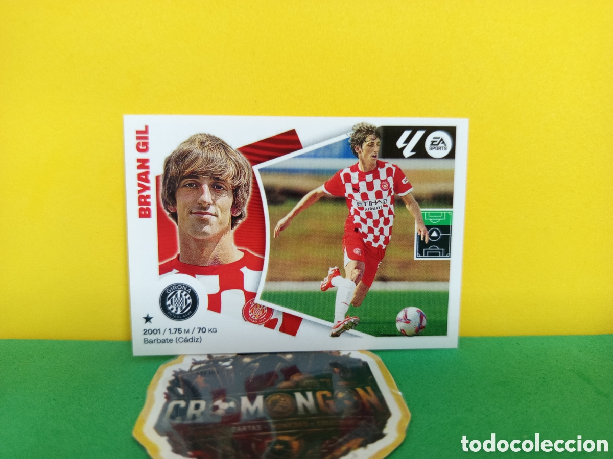 Cromos de Futebol: ❇️ CROMO ⚽ BRYAN GIL GIRONA FICHAJE 19 24 25 2024 2025 PANINI SIN PEGAR ❇️